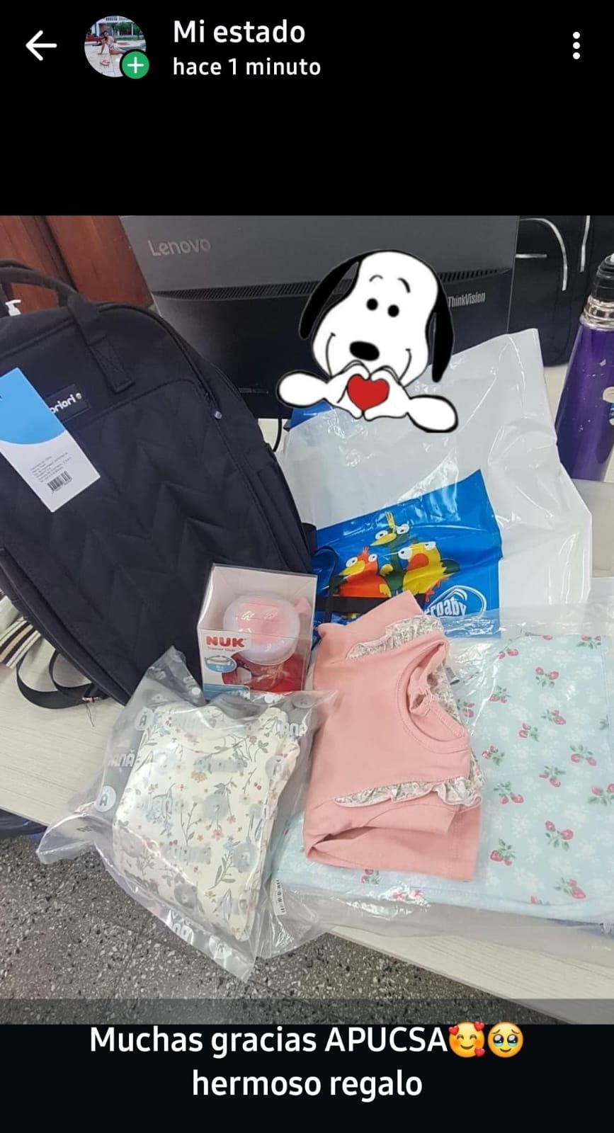 ¡Felicidades Florencia! Nueva madre en APUCSA